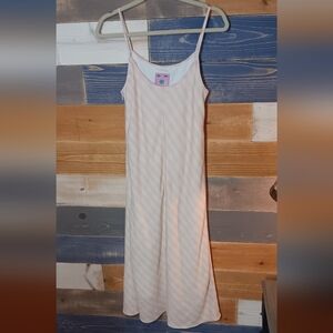 UNIF Powder Dress M Pink White Cottagecore